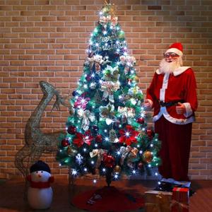 카니발 골드 레드 스카치 솔잎 210cm 트리 풀세트