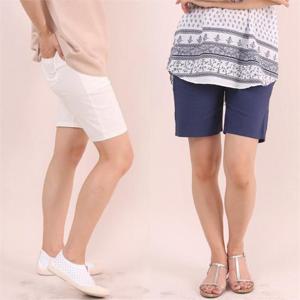 [강물처럼]빅사이즈사랑해요 5970L008 일자 5부 린넨 바지 KK (5