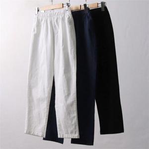 [강물처럼]빅사이즈사랑해요 A704L008 밴딩코튼 8부통팬츠 LO (5