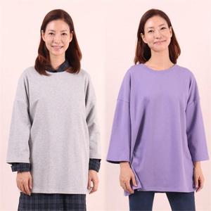 [강물처럼]아이우먼 라운드무지8부롱티 WW6450M008 빅사이즈 (59