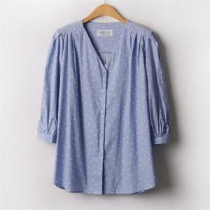 [강물처럼]아이우먼 데이지셔링블라우스 BRA389M008 빅사이즈 (5