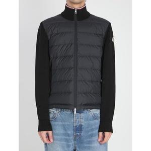 라프리마 몽클레어 패딩 집업 코튼 카디건 9B00003 M1367 999