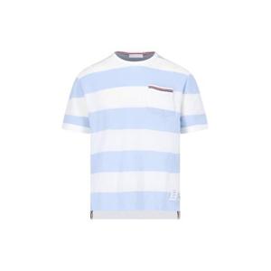 라프리마 톰브라운 포켓 RWB 트리밍 럭비 스트라이프 반팔티 MJS201A J0049 452