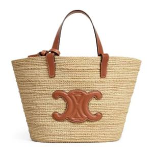 셀린느 트리옹프 모티프 가죽 탑 핸들 쇼퍼백 11580 2FF704LU