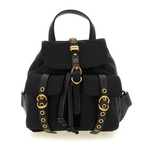 핀코 러브 버드 다이아몬드 컷 플랩 미니 백팩 106053A358 Z99Q