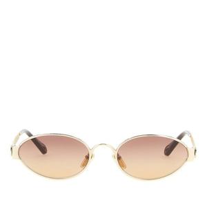 끌로에 로고 인그레이브드 오벌 메탈 선글라스 CH0355S 002