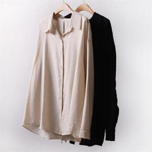 [강물처럼]빅사이즈사랑해요 A713L008 샤틴배트윙오버롱남방 NN