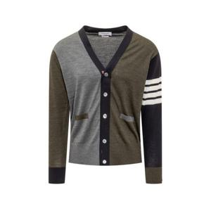 라프리마 톰브라운 펀믹스 파인 메리노 울 4 바 가디건 MKC002F Y1014 035