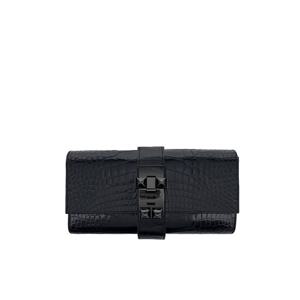 [엘러브] 에르메스 엘리게이터 메도르 클러치 블랙 모노크롬 6HB0075