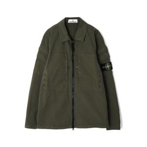 라프리마 스톤아일랜드 10610 스트레치 코튼 개버딘 Overshirt Regula 791510610 V0058