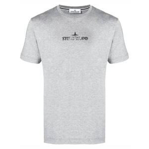 라프리마 스톤아일랜드 2NS81 스탬프 원 프린트 코튼 저지 반팔 T 79152NS81 V0M64