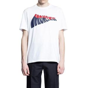 라프리마 몽클레어 웨이브 로고 반팔 티셔츠 8C00058 89A17 002