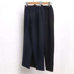 [강물처럼]빅사이즈사랑해요 4675L008 일자 고 스판 슬랙스 LO (