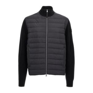 라프리마 몽클레어 패딩 울 캐시미어 집업 카디건 9B00004 M4281 999