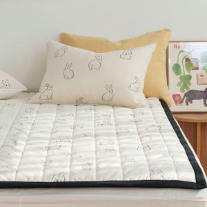 리진 코지테일 소프트워싱 누빔패드(퀸) / 4면 밴딩