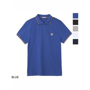 라프리마 몽클레어 삼선 라이닝 로고패치 반팔 카라티 8A70300 84556 793