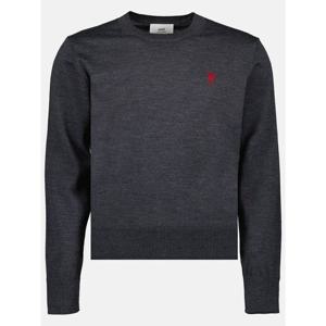 라프리마 아미 드 꾀흐 자수 크루넥 스웨터 HKS111 KN0025 055