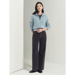 [빈폴레이디스] 세미 와이드 벨벳 데님 - 애쉬 (BF5X21C834)