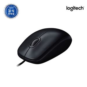 로지텍코리아 공식 M100R 유선마우스 블랙