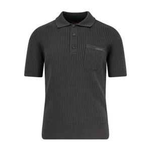 라프리마 구찌 울 캐시미어 립 니트 폴로 셔츠 833503 XKEYU 3026