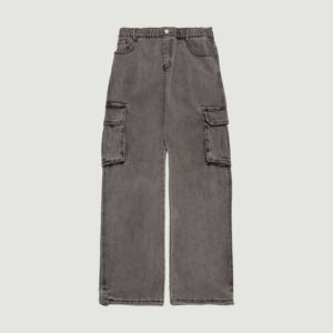 [행텐 틴즈]여아 세미와이드 카고 데님팬츠-HC144701WP11849