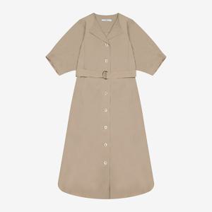 [씨]유틸리티 믹스 원피스 - SKOAE2529