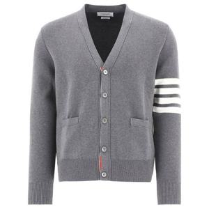 라프리마 톰브라운 코튼 밀라노 스티치 4바 브이넥 가디건 MKC171A 00219 035