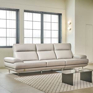 [다우닝] 카렌 3.5인 전체 천연가죽 소파