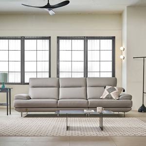 [다우닝] 카렌 4인 전체 천연가죽 소파