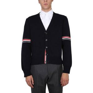 라프리마 톰브라운 코튼 밀라노 스티치 암밴딩 브이넥 가디건 MKC310A Y3007 415