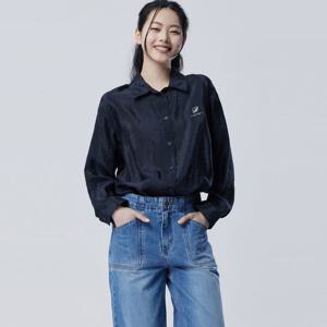 [베네통] 글로시 링클 블라우스_BABL09611NY