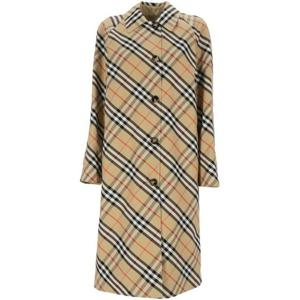 라프리마 버버리 리버시블 롱 개버딘 카 코트 8093127