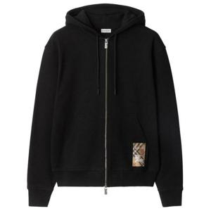 라프리마 버버리 체크 라벨 코튼 지퍼 후디 8102276