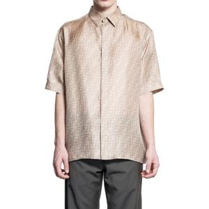 라프리마 펜디 FF 실크 셔츠 반팔 FS0795 AKEE F0GQK