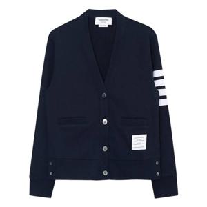 라프리마 톰브라운 4바 스트라이프 RWB 탭 루프백 가디건 FJT069A 00535 415