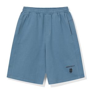 스탠다드 해시태그 와이드 스웻 쇼츠(블루)_BA262SP004BL