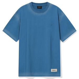 빈티지 이펙트 피그먼트 다잉 티셔츠 스카이블루_BA262TS007SB