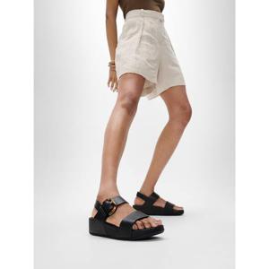 [FITFLOP][삼성물산공식] 여성 루루 레진 버클 레더 백스트랩 샌들 - 올 블랙 (FT64K2S425)