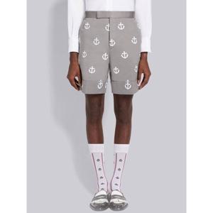 라프리마 톰브라운 새틴 스티치 앵커 하프 드롭 쇼츠 MTC420E E0402 035