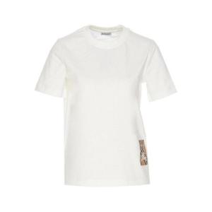 라프리마 버버리 체크 라벨 코튼 티셔츠 반팔 8104886