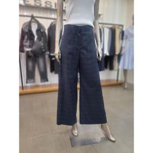 제시뉴욕 세이브존05 체크 패턴 와이드 나팔컷 팬츠 BF3-NRPQ0050NYM