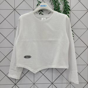 [에꼴리에]언발 밑단 라운드티 24PT482_GN