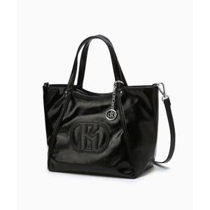 [헤지스ACC] 시그니처 H 패치 블랙 토트겸 숄더백 M HIBA6F529BK