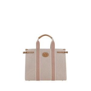 라프리마 발렌티노 앙티브 라지 캔버스 쇼퍼 백 6Y2B0D18 NDZ RFK