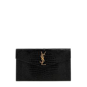 라프리마 생로랑 크로커다일 엠보스드 업타운 파우치 565739 DND0J 1000