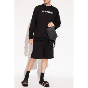 라프리마 버버리 로고 프린트 코튼 스웨트셔츠 8055312