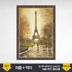500피스 직소퍼즐 에펠탑 풍경 (액자포함)