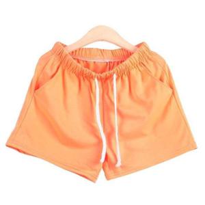 [리더스][리더스] 여자 형광오렌지컬러 3부 추리닝 편한 반바지