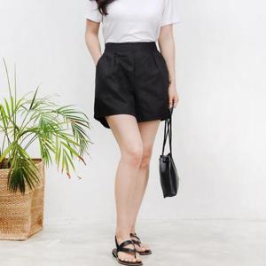 [리더스][리더스] 여자 린넨팬츠 허리밴딩 편한 외출복 데일리룩