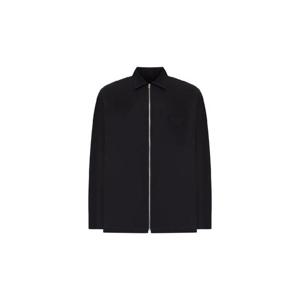 프라다 트라이앵글 로고 지퍼 셔츠 SC855SOOO19AM F0002BLACK TP977095081